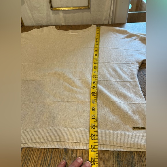 PART TWO • Beige Wool Knit Sweater with ¾ Sleeves • Size S - Picture 7 of 8